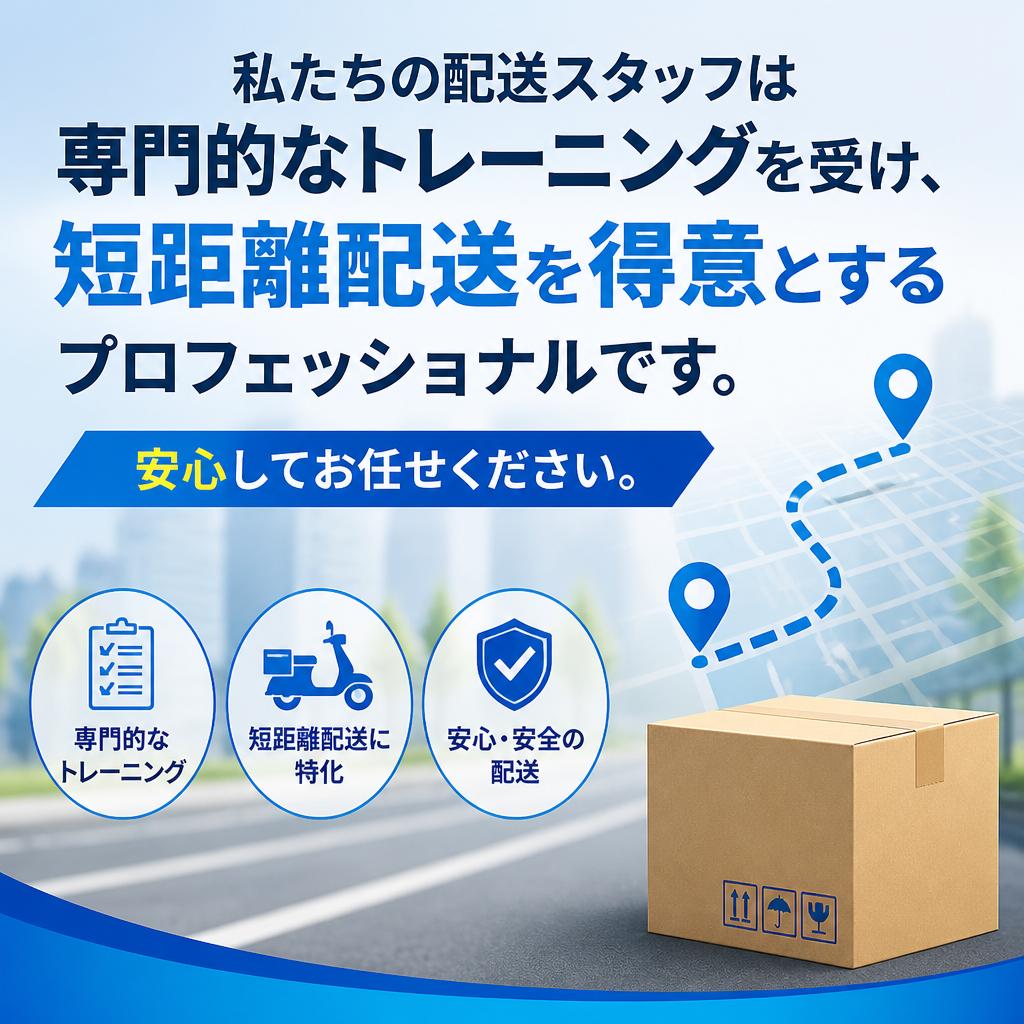 熟練した配送スタッフ