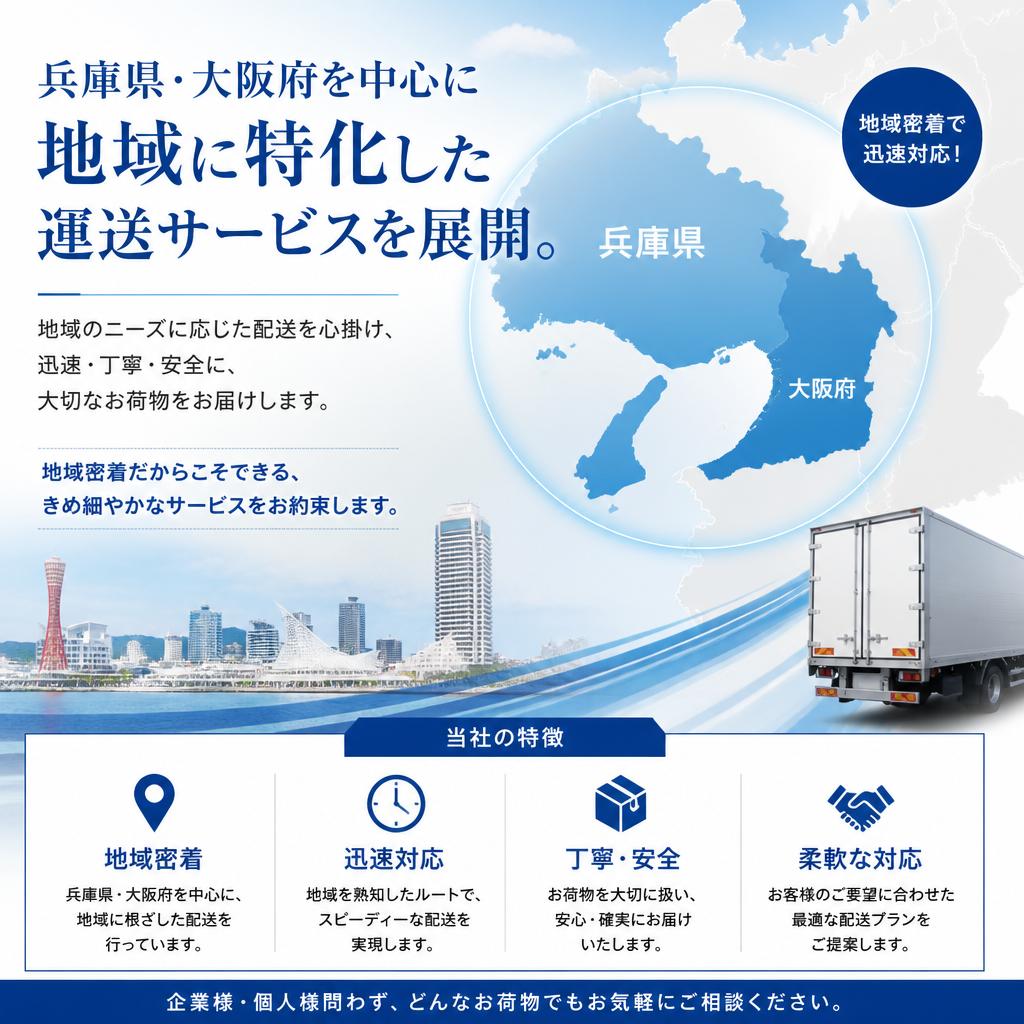 地域密着のサービス